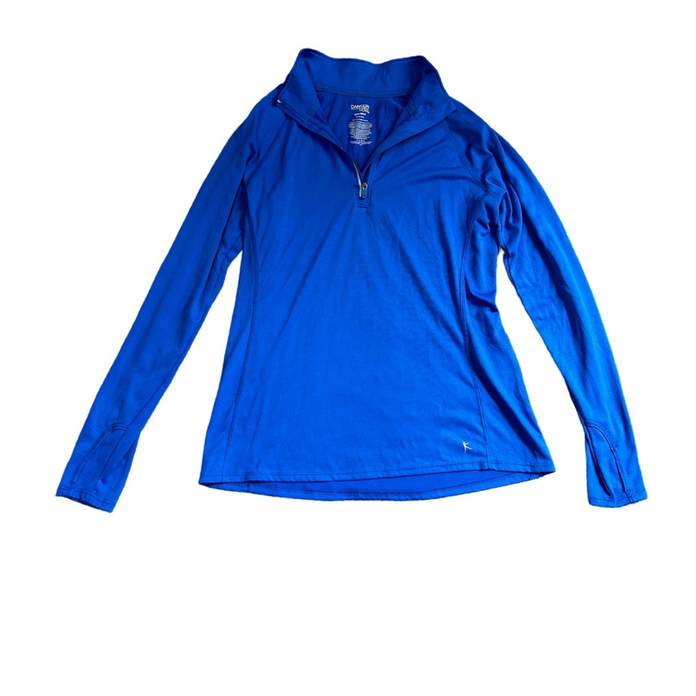 NWOT Woman’s Danskin Now Size Small Bright Blue Athletic Top - Picture 1 of 2